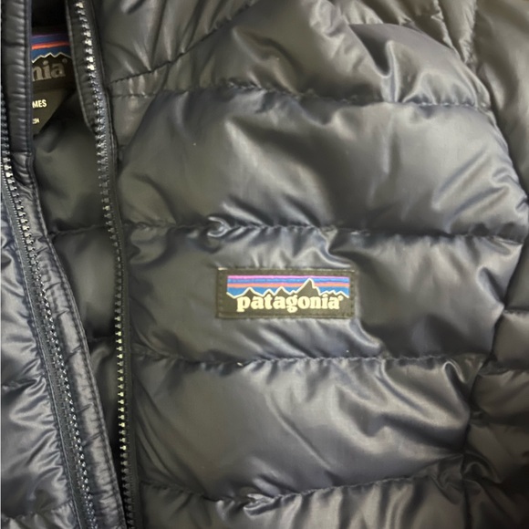 Patagonia Down Sweater Jacket Hoody Navy Blue Sz XXS NWOT - Picture 4 of 7